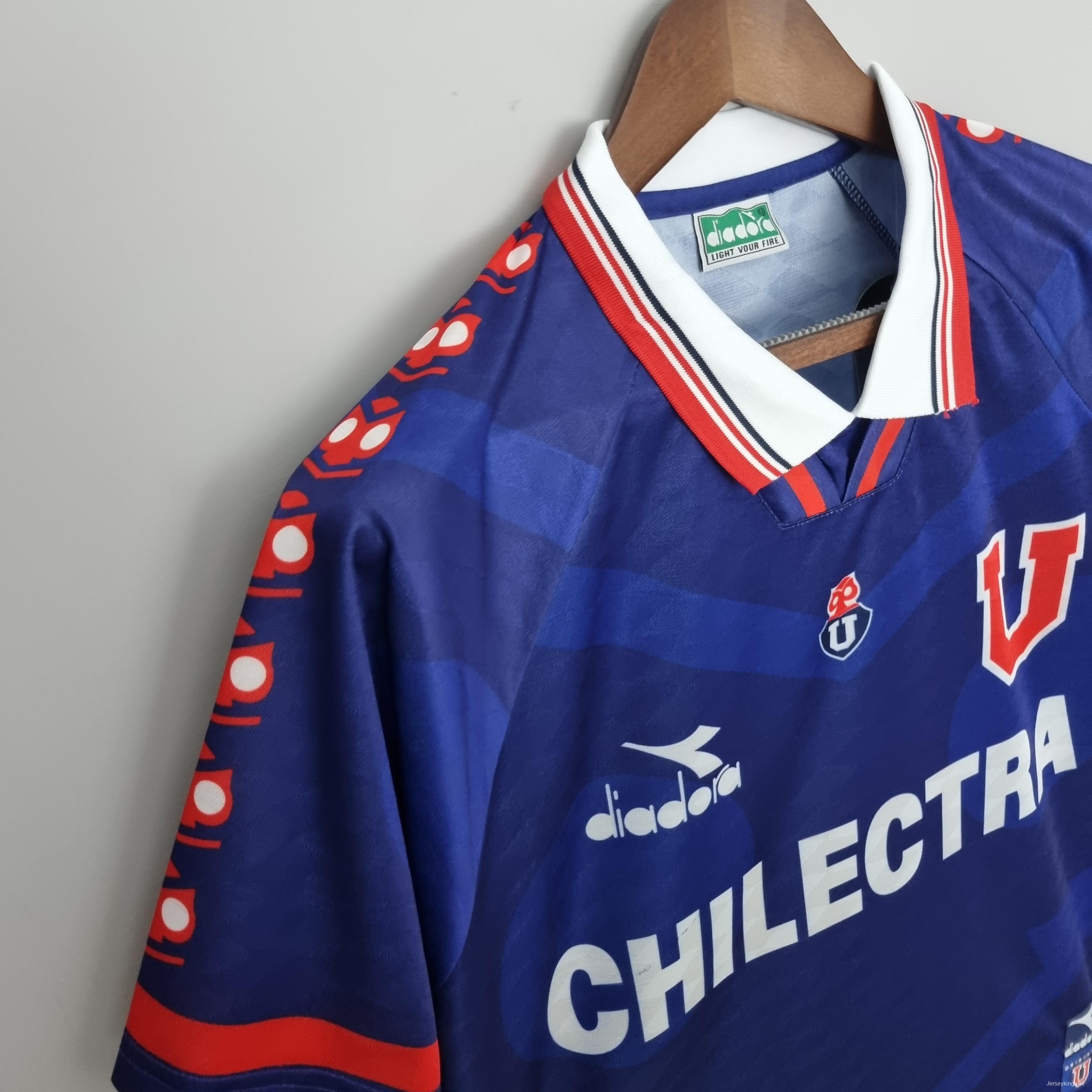 Retro Universidad de Chile1996 Home Soccer Jersey