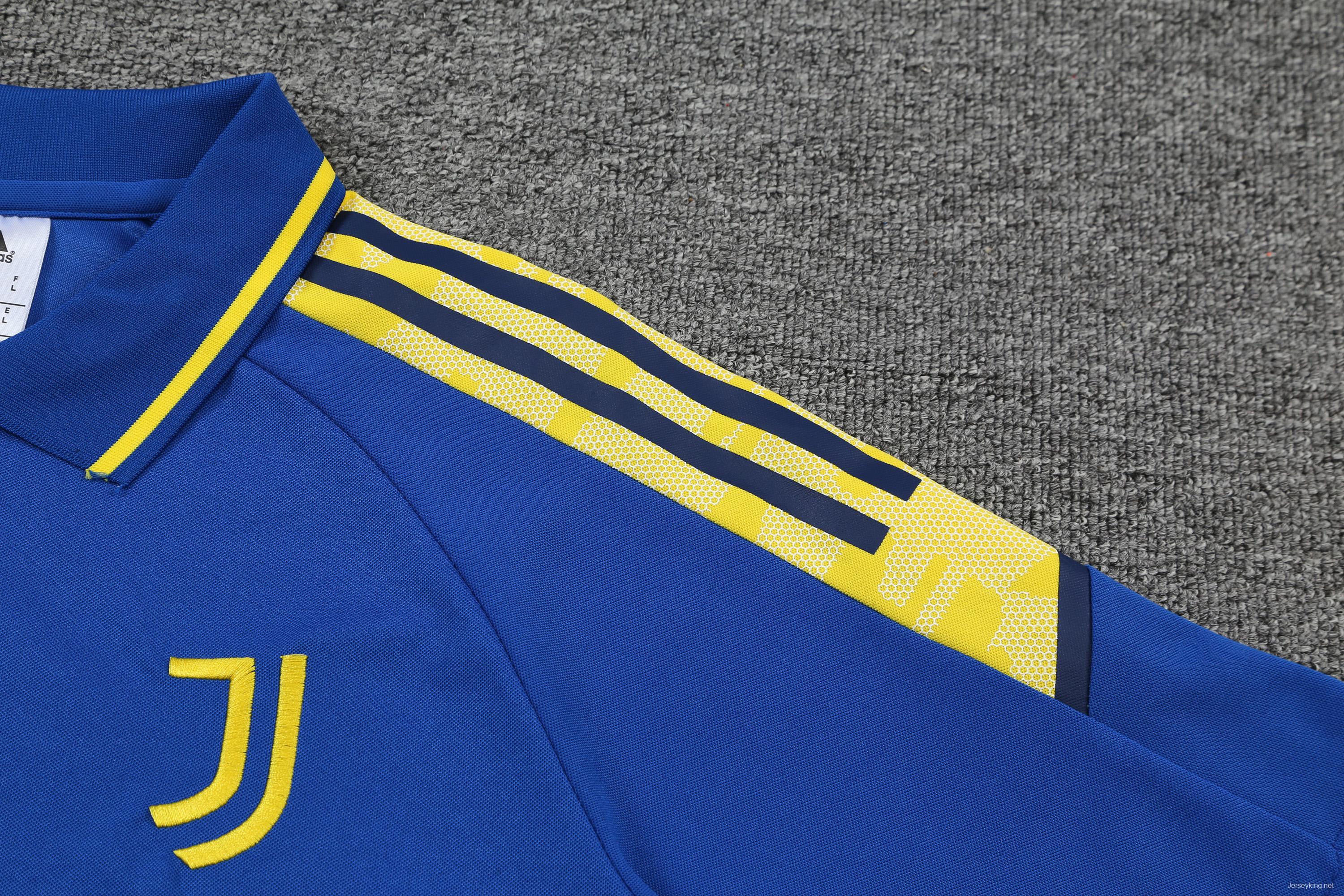 Juventus POLO kit blue and yellow stripes(not supported to be sold separately)