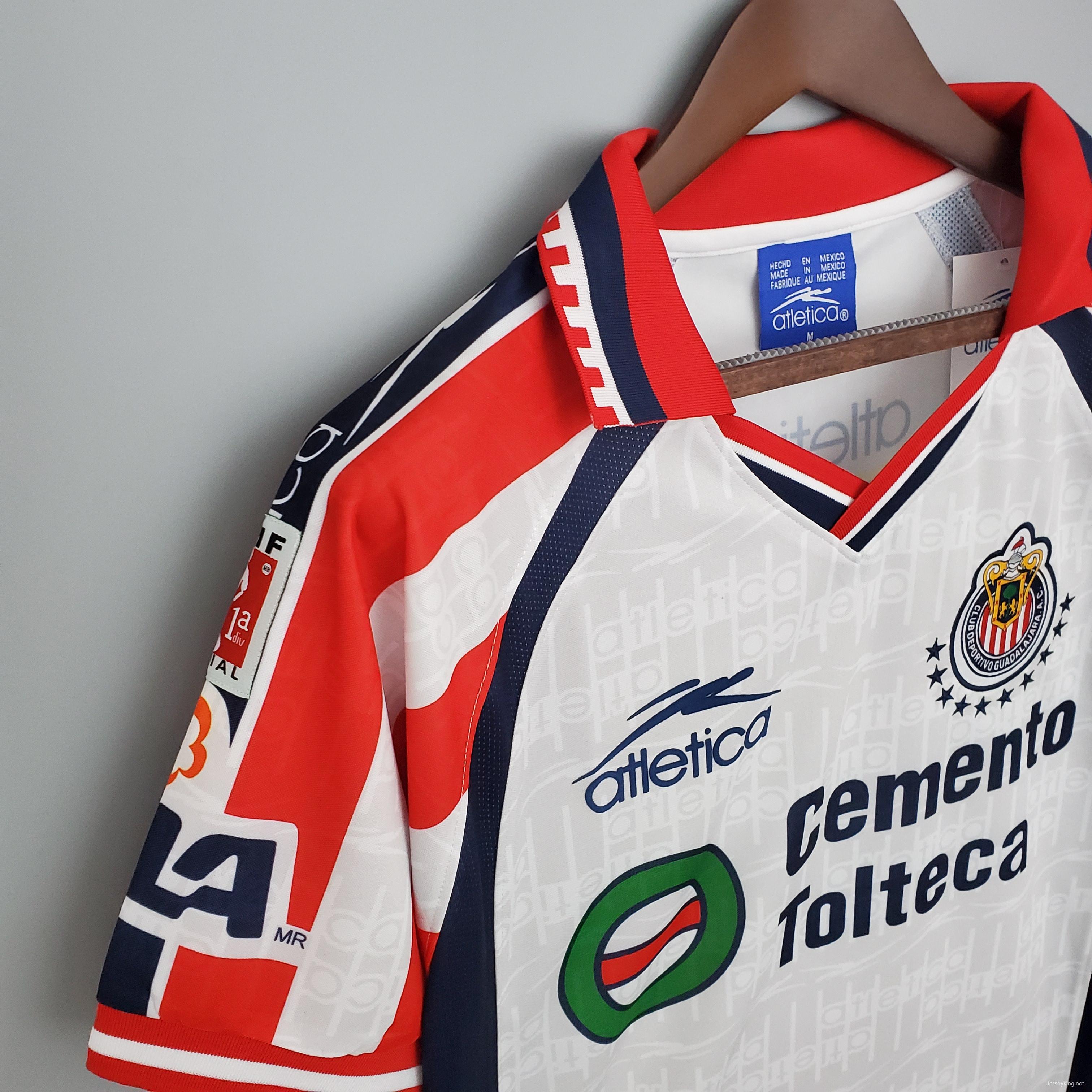 Retro 99/00 Chivas Guadalajara AWAY Soccer Jersey