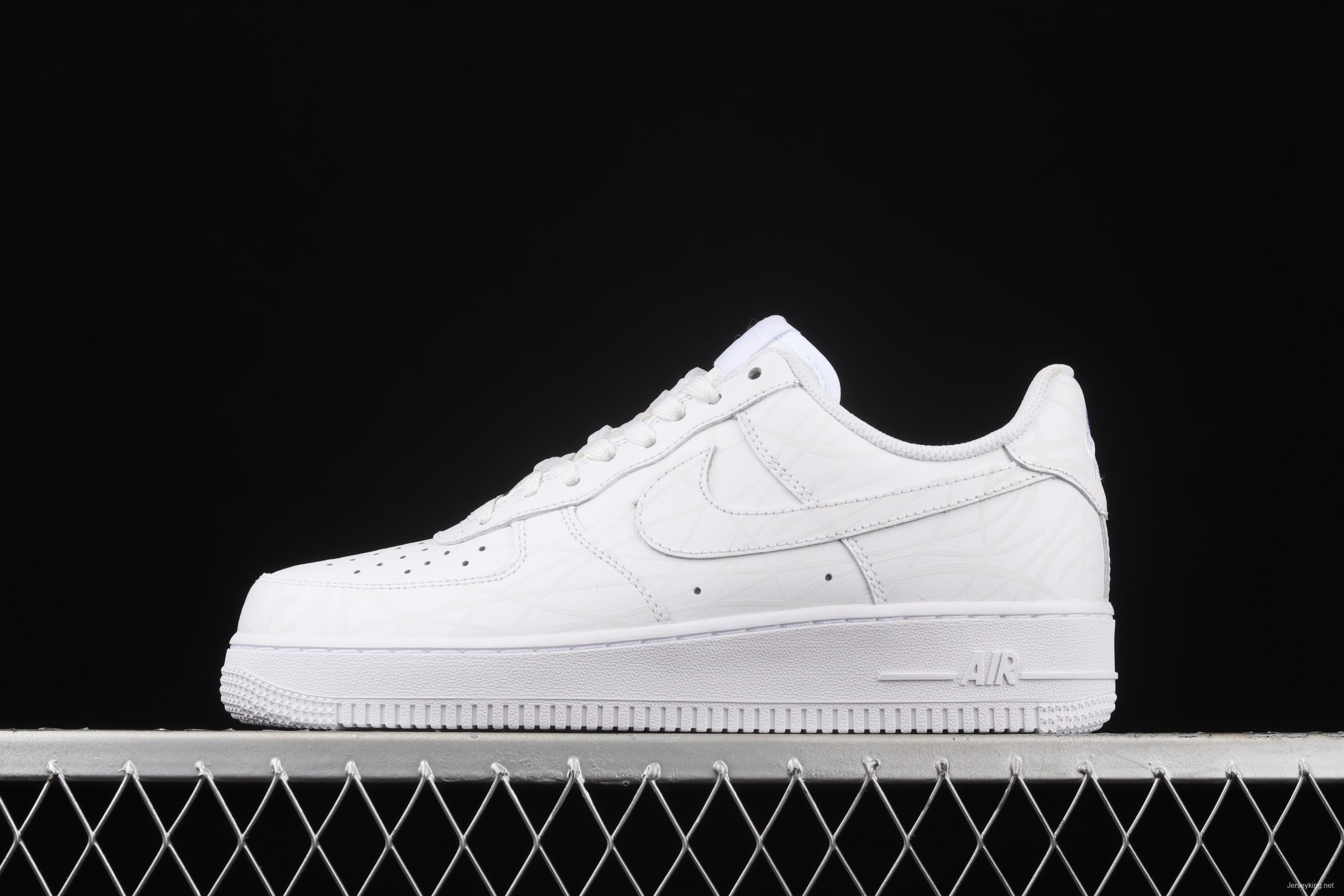 NIKE Air Force 1y07 luminous white low-top casual board shoes NMUE 0288