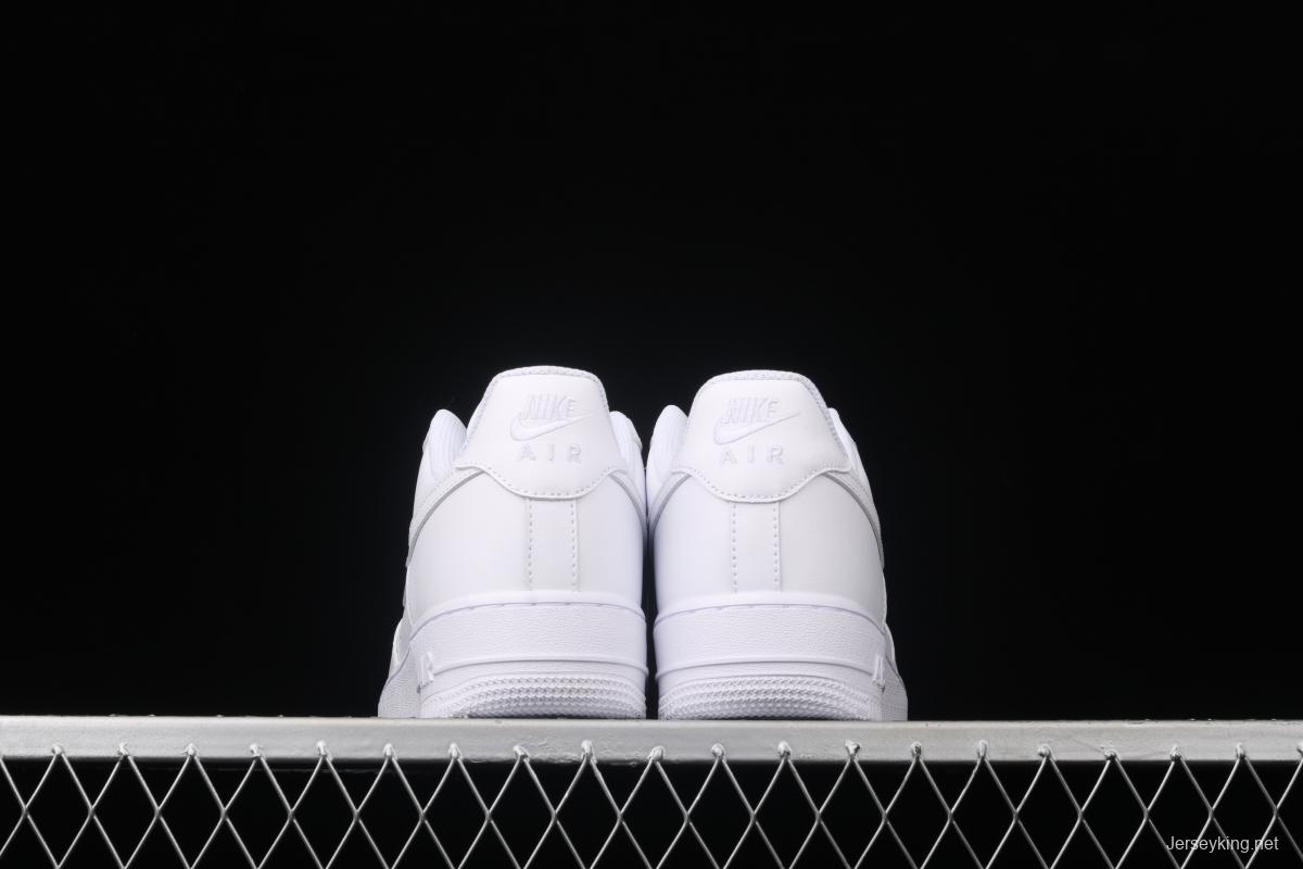 21NIKE Air Force 1x07 all-white low-top leisure sports shoes 315122-111,