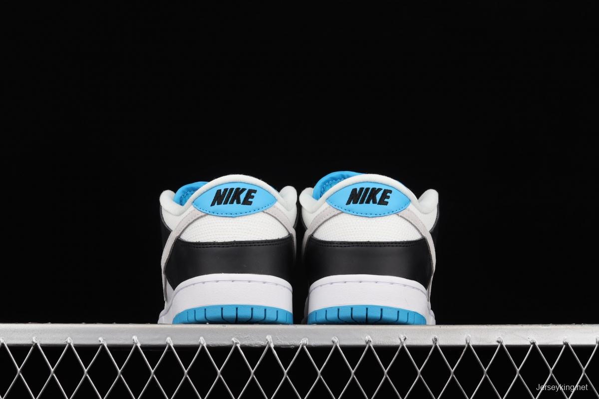 NIKE SB DUNK Low Prm laser blue color SB buckle rebound fashion casual board shoes BQ6817-101