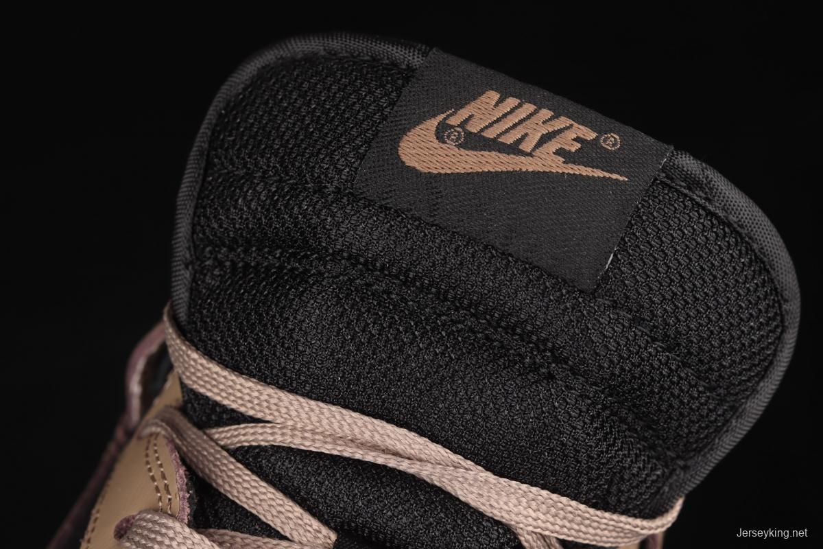 NIKE SB DUNK High Retro Moon Fossil tan SB dunk series high upper skateboard shoes DD1869-002
