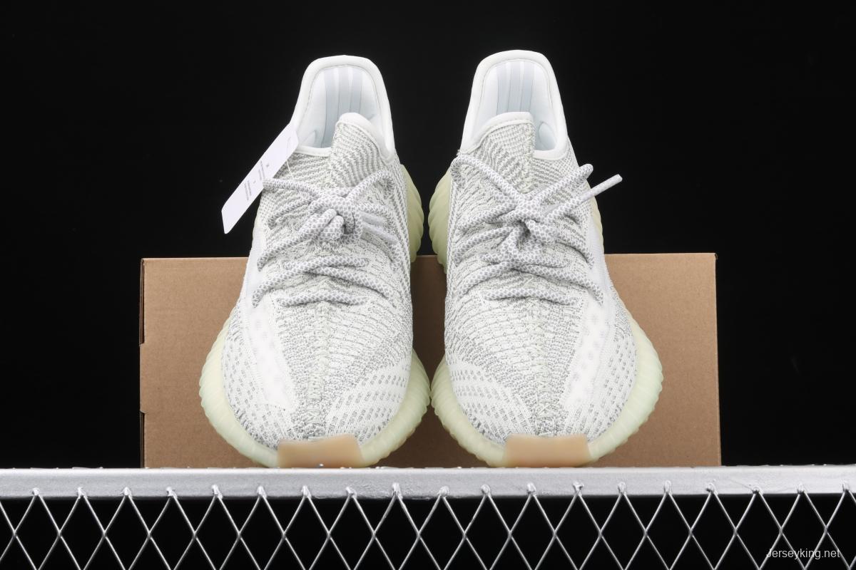 Adidas Yeezy Boost 350V2 Tailgate FX4349 Darth Coconut 350 second generation hollowed-out Asian gray star color match