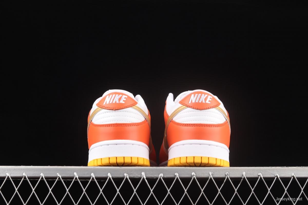 NIKE DUNK Low Golden Orange Platinum Orange SB rebound Fashion Leisure Board shoes DQ4690-800