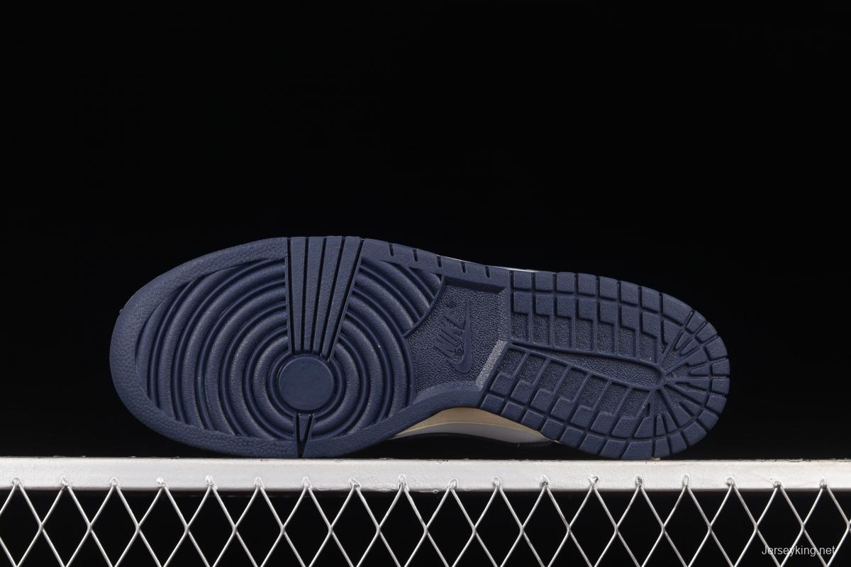NIKE SB DUNK Low Navy Blue navy blue color SB buckle rebound fashion casual board shoes DD1503-115