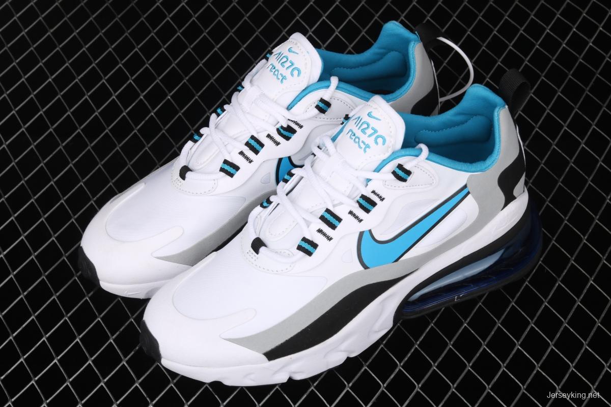 NIKE Air Max 270React new high-frequency mesh function half-palm air cushion cushioning running cloth shoes CT1280-101