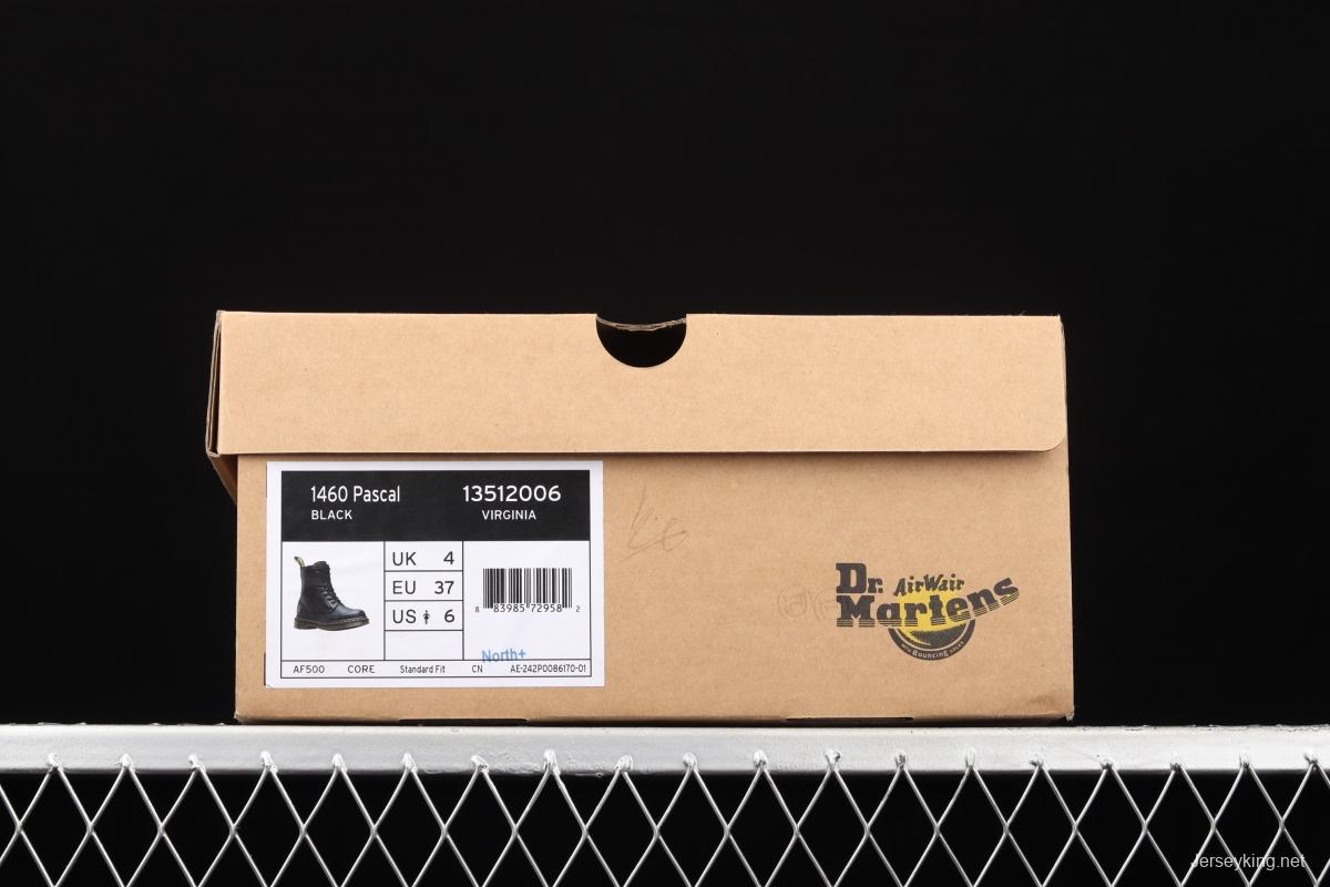 Dr.martens Martin boots 1460 series litchi soft leather eight holes Gaobang 13512006