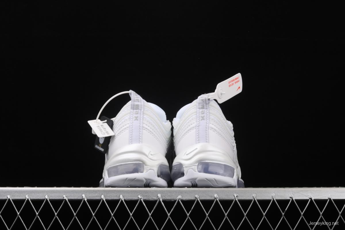 NIKE Air Max 973M reflective all-white bullet air cushion running shoes 921733-100