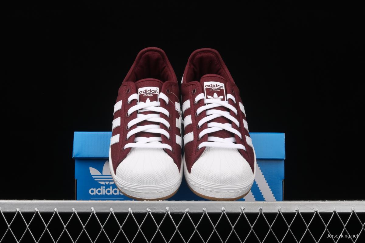 Adidas Originals Superstar S82573 shell head canvas breathable casual board shoes