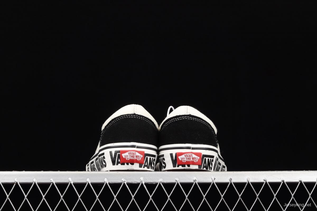 Vans Style 36 new half-crescent black and white side LOGO printed low-top casual board shoes VN0A3ZCJ9IG