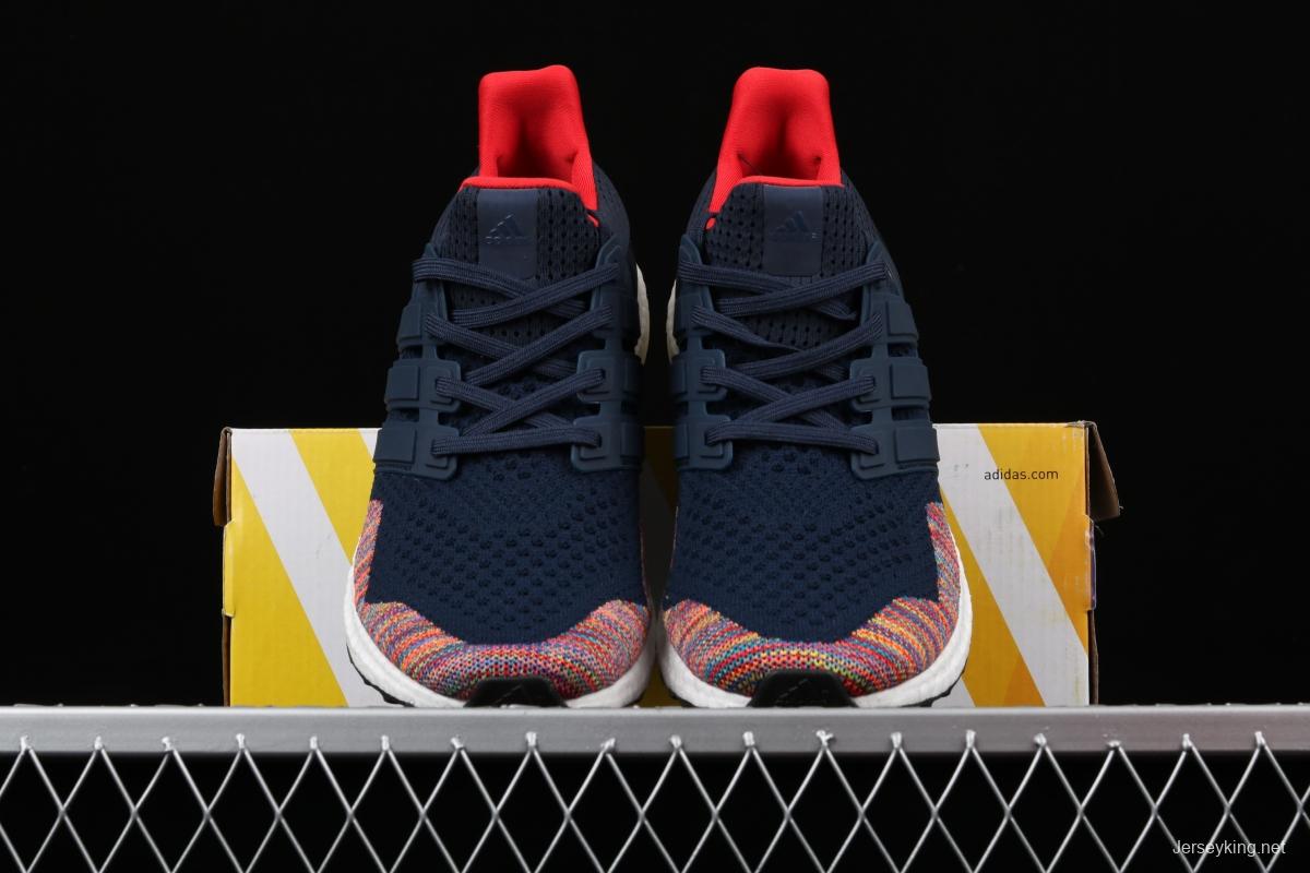 Adidas Ultra Boost 1.0 Multicolor Toe BB7801 colorful woven breathable cushioning running shoes