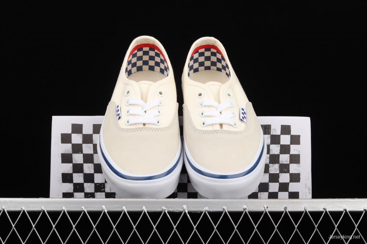 Vans Skate Authentic Pro series rice-white low-top casual board shoes VN0A5FC8OFW