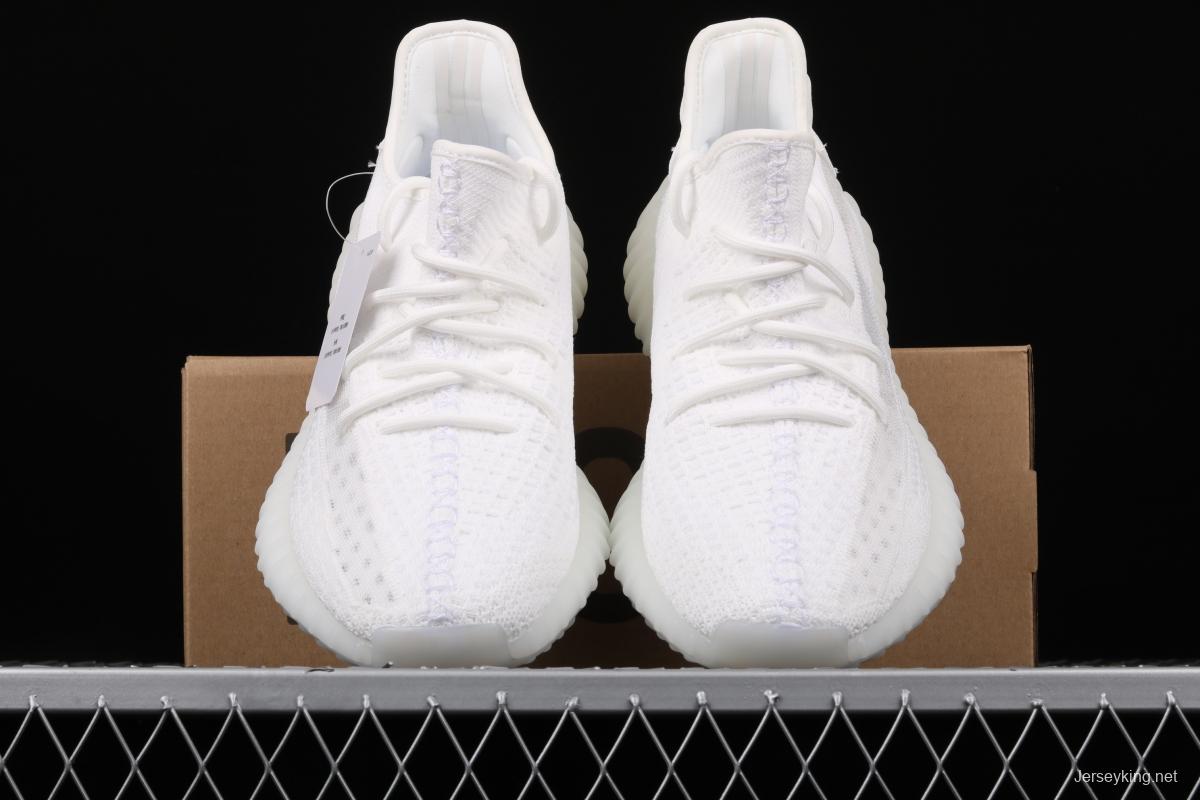 Adidas Yeezy 350 Boost V2 EG7962 Darth Coconut 350 second generation pure white hollowed-out silk color matching