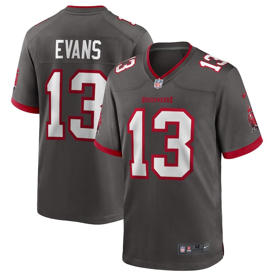 Men's Mike Evans Pewter Alternate Player Limited Team Jersey