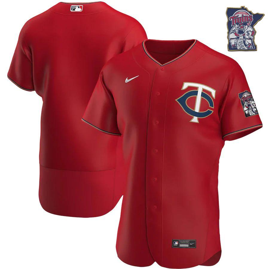 Men's Red Alternate 2020 Authentic Team Jersey