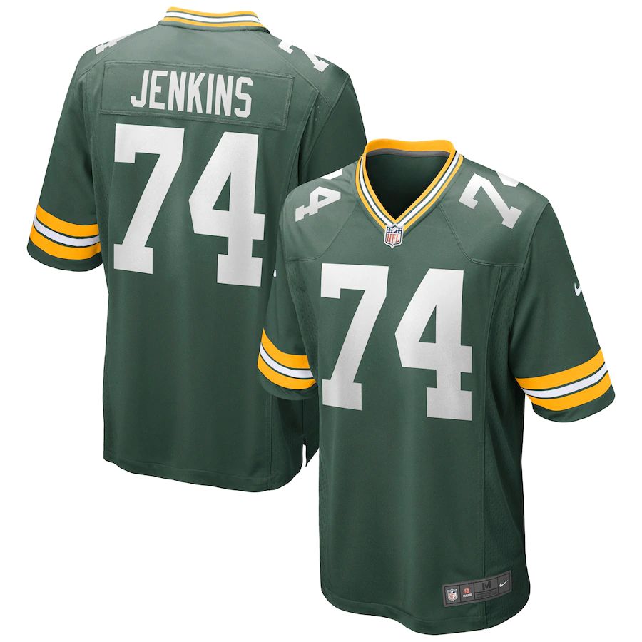 Men's Elgton Jenkins Green Player Limited Team Jersey