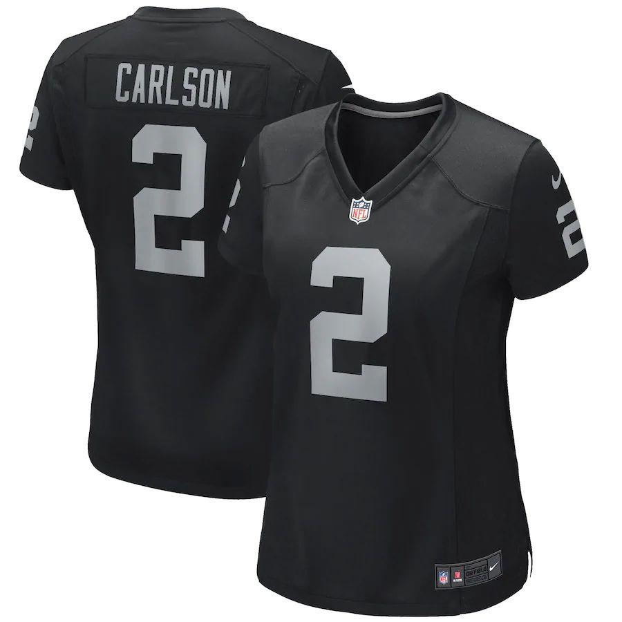 Women's Daniel Carlson Black Player Limited Team Jersey