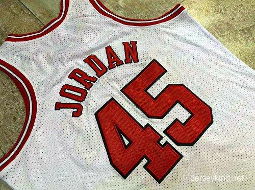 Men's Michael Jordan White Retro Classic Team Jersey