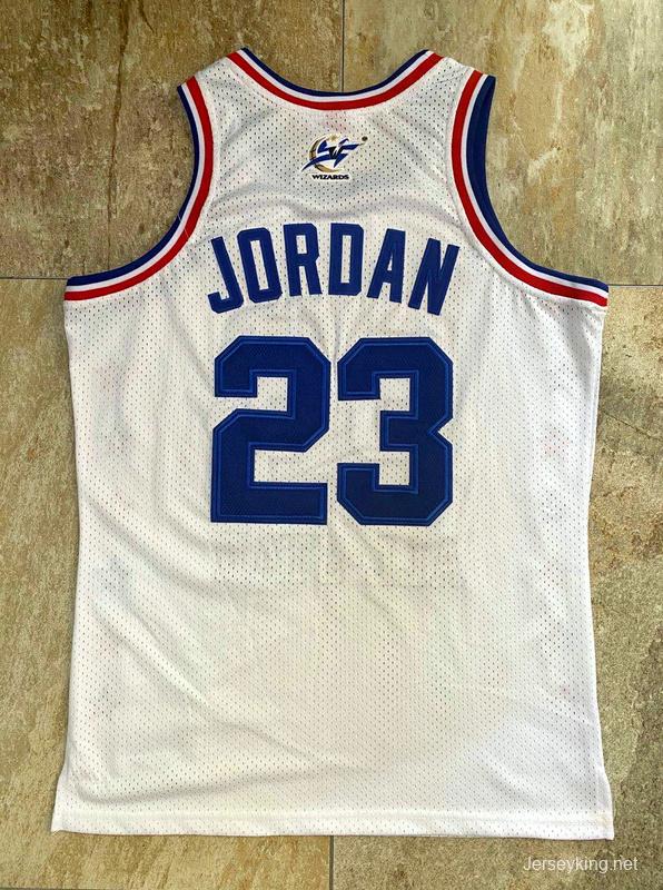 Men's Michael Jordan White Retro Classic Team Jersey