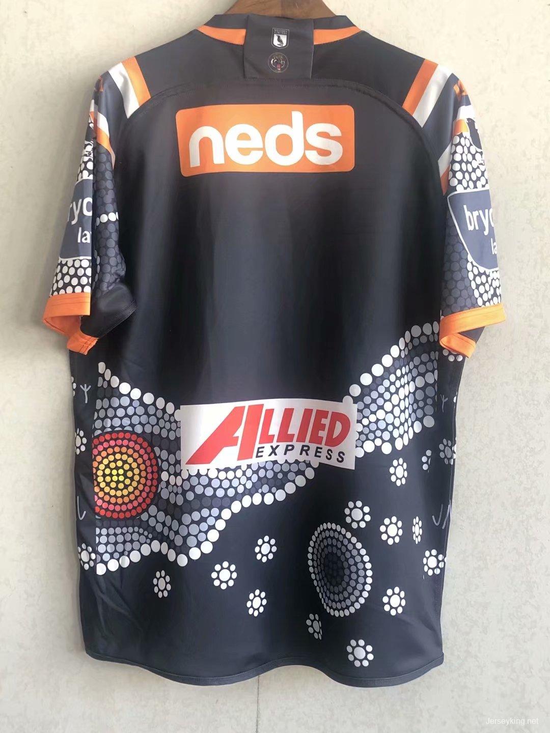 Wests Tigers 2020 Men's Indigenous Rugby Jersey