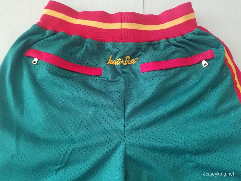 Seattle 1995-96 Throwback Classics Basketball Team Shorts