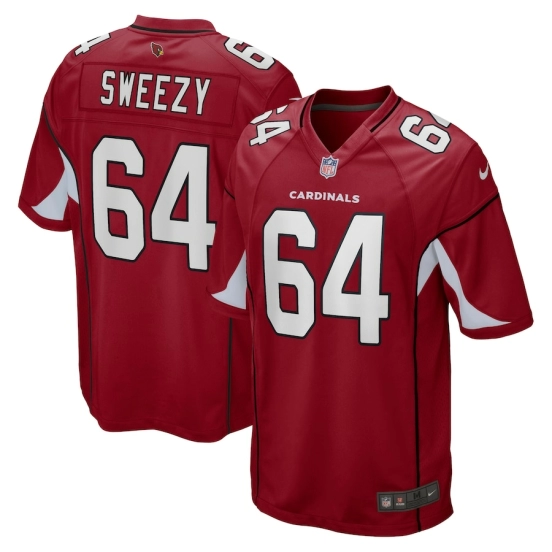 Men's J.R. Sweezy Cardinal Player Limited Team Jersey