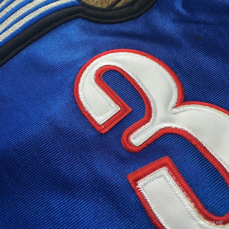 Men's Allen Iverson Blue Retro Classic Team Jersey