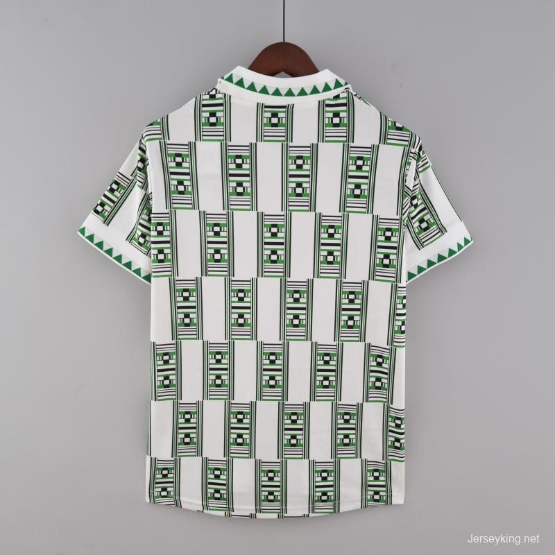 Retro 1994 Nigeria Away Soccer Jersey