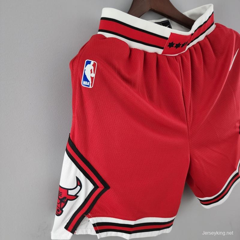 Chicago Bulls Red NBA Shorts 