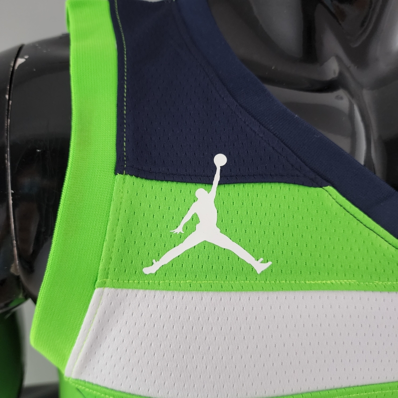 Minnesota Timberwolves RUSSELL#0 Air Jordan NBA Jersey Blue