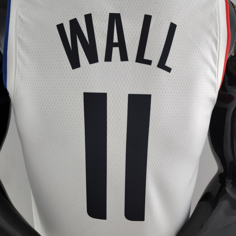 WALL#11 Los Angeles Clippers White NBA Jersey