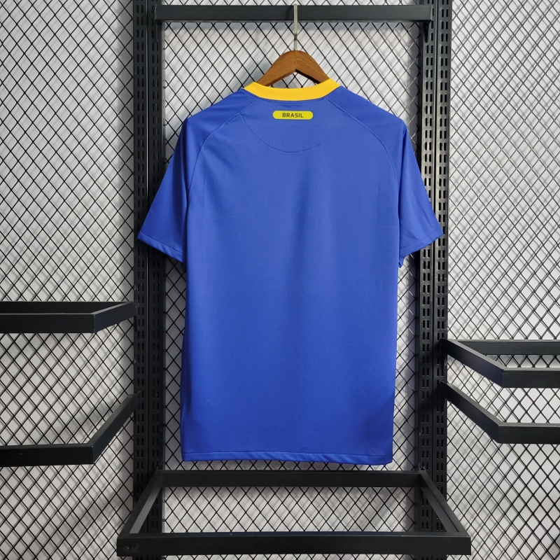 Retro 2010 Brazil Away Soccer Jersey