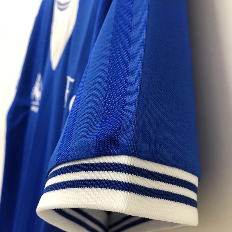 Retro 85/86 Everton Home Soccer Jersey