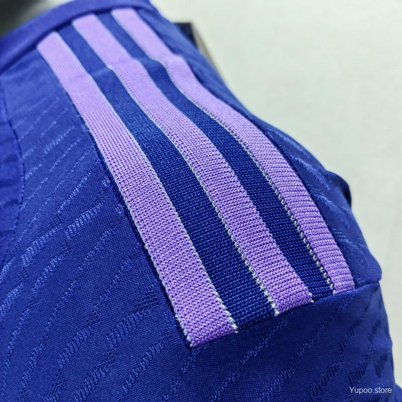 Player Version 3 Stars  Argentina Away Jersey