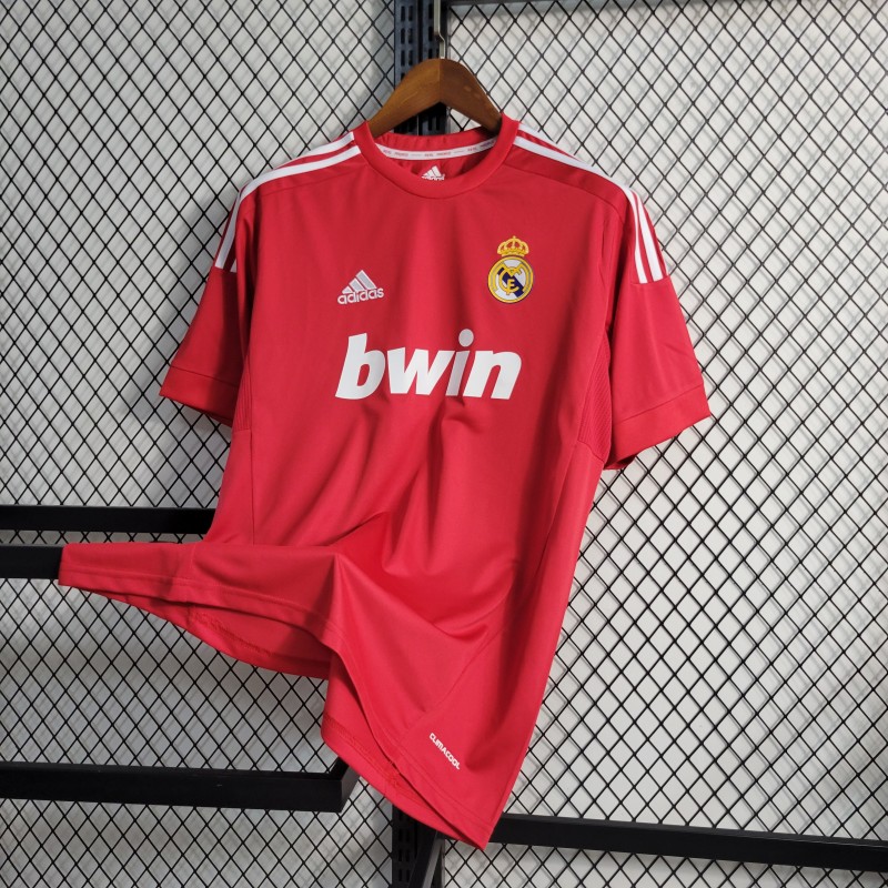 Retro11-12 Real Madrid Away Red Jersey