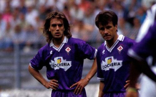 Retro 91/92 Fiorentina Home Jersey