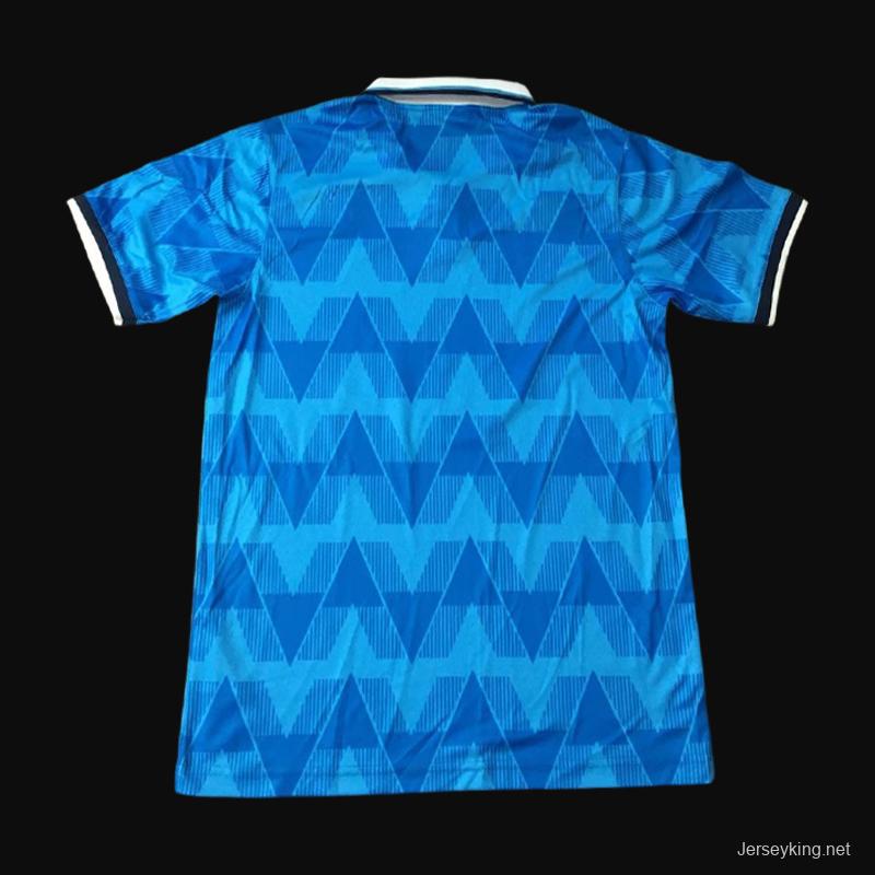 Retro 89/90 Lazio Home Blue Jersey