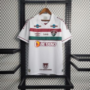 23/24 Fluminense Away White Jersey+All Sponsors