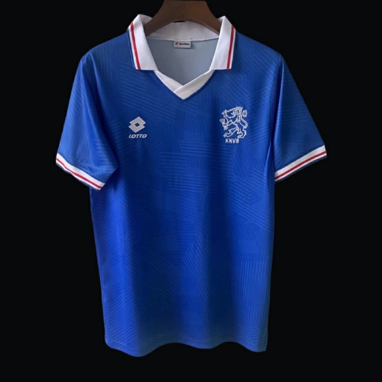 Retro 1991 Netherlands Away Blue Jersey