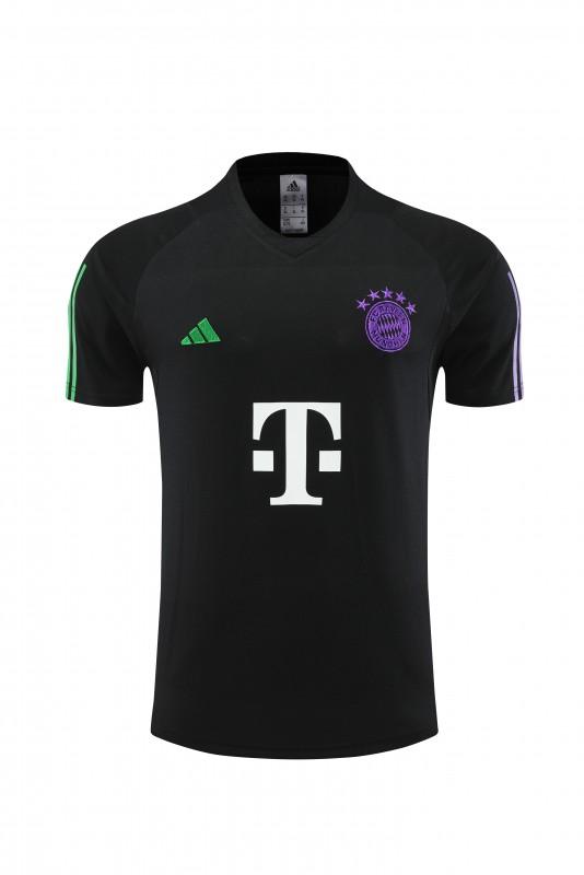 23 24 Bayern Munich Black Short Sleeve+Shorts