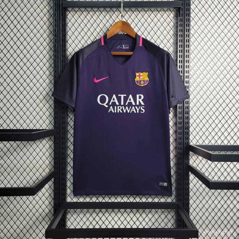 Retro 16-17 Barcelona Away Purple Jersey