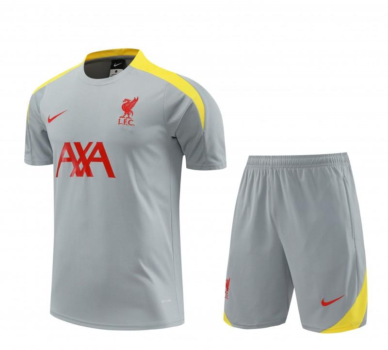 24/25 Liverpool Grey Short Sleeve Jeresy+Shorts