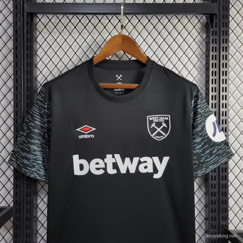 24/25 West Ham United Third Black Jersey