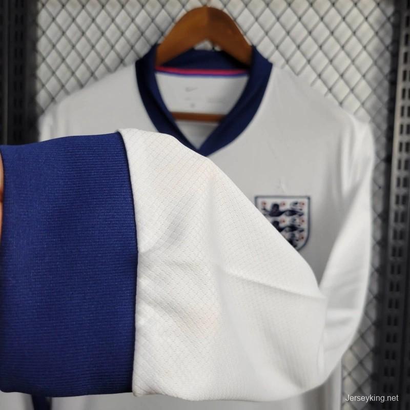 2024 England Home Long Sleeve Jersey