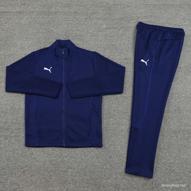 24/25 Puma Navy Full Zipper Jacket +Long Pants