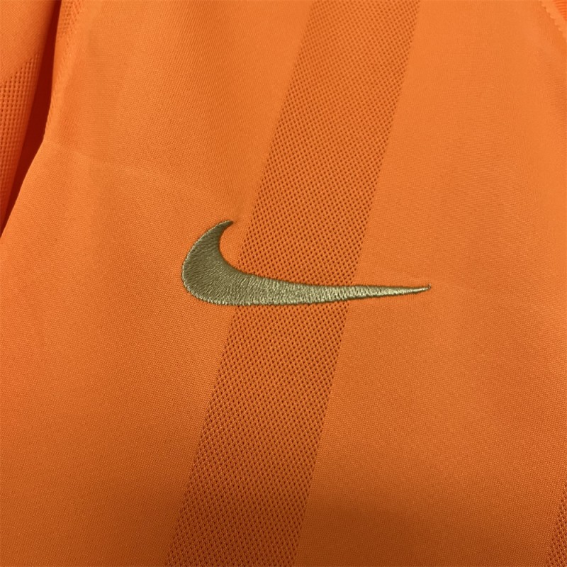 2010 Retro Corinthians Goalkeeper Orange Jersey