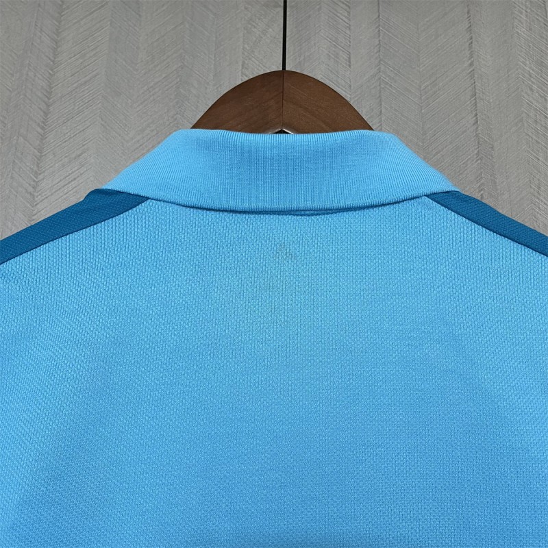 25/26 Flamengo Light Blue Polo Jersey S-XXXXL