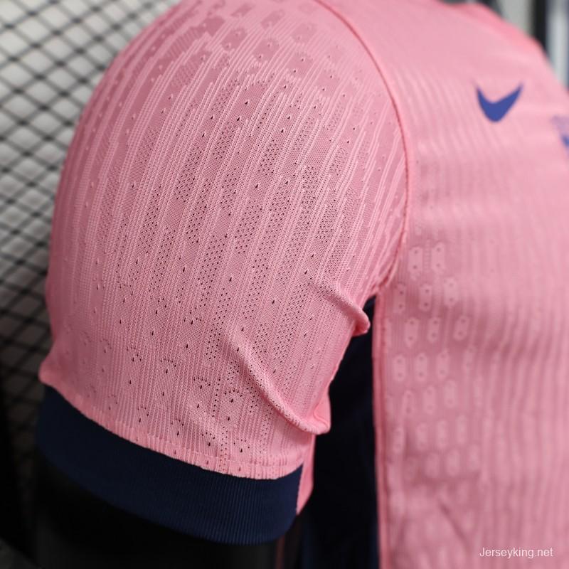 Player Version 25/26 FC Barcelona 125Th Anniversary Special Pink with Spotify Sponsor Jersey
