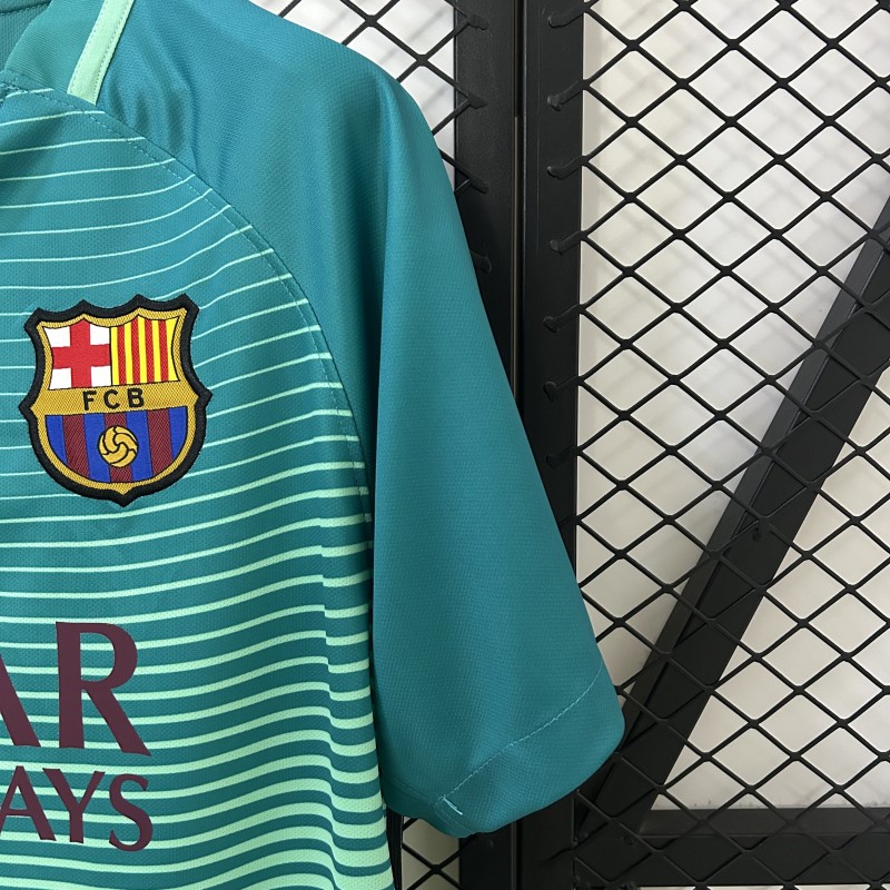 16/17 Retro Barcelona Third Jersey